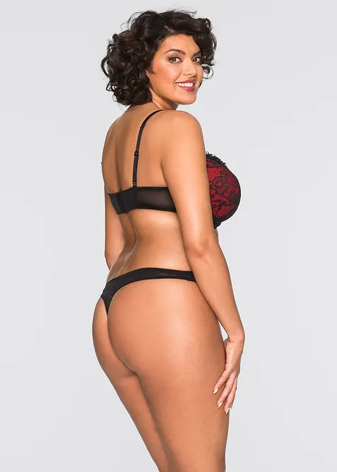 Reggiseno con coppe preformate con ferretto e perizoma (set 2 pezzi), bonprix