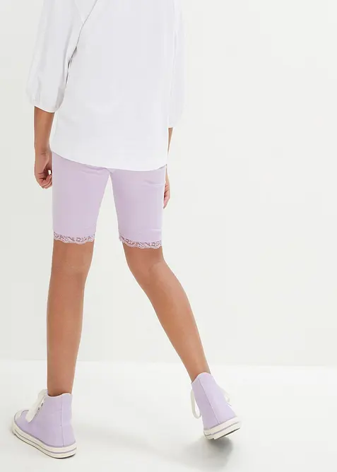Pantaloncini con pizzo (pacco da 2) con cotone biologico, bonprix