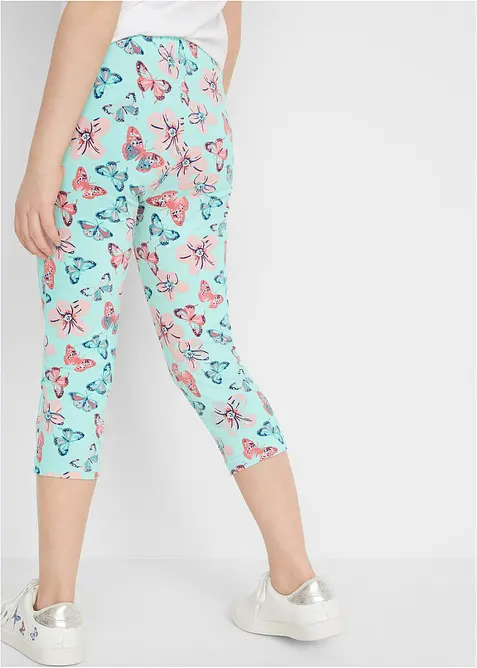 Leggings a pinocchietto con cotone biologico (pacco da 2), bonprix