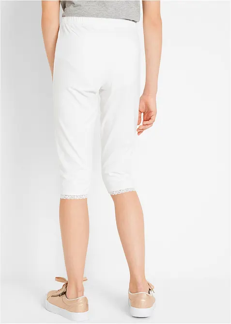 Leggings a pinocchietto con cotone biologico (pacco da 2), bonprix