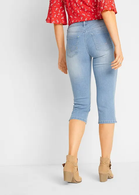 Jeans capri elasticizzati comfort (pacco da 2), bonprix