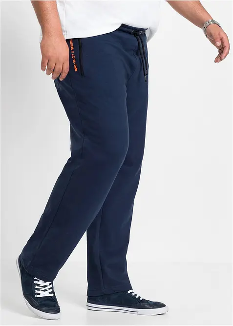 Pantaloni da jogging in cotone biologico con pratiche tasche zippate, bonprix