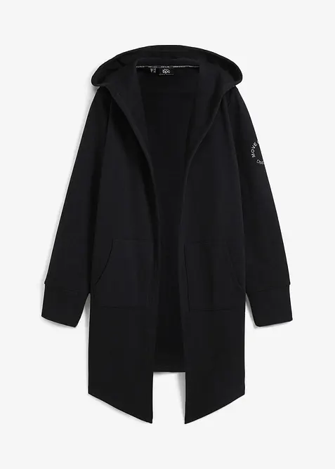 Giacca lunga in felpa, bonprix