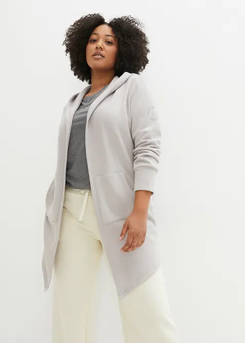 Giacca lunga in felpa, bonprix