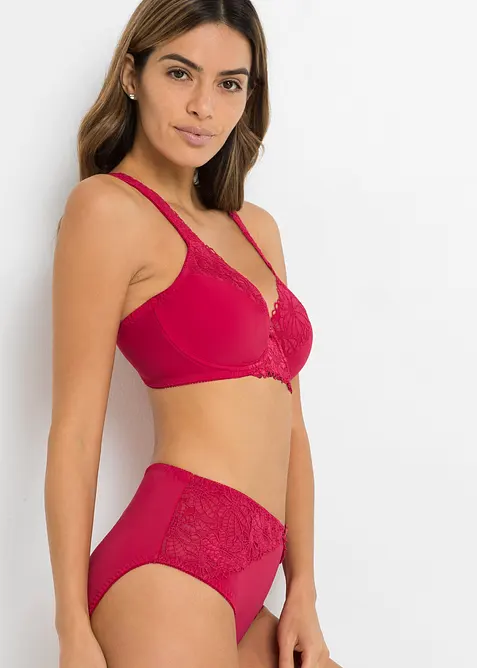 Slip alto con pizzo (pacco da 2), bonprix