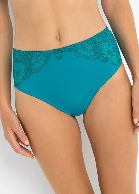 Slip alto con pizzo (pacco da 2), bonprix