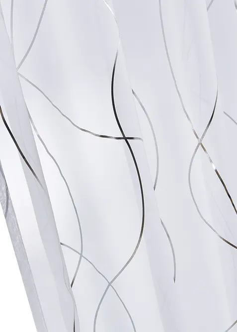 Tenda trasparente con fantasia lucida e poliestere riciclato (pacco da 1), bonprix