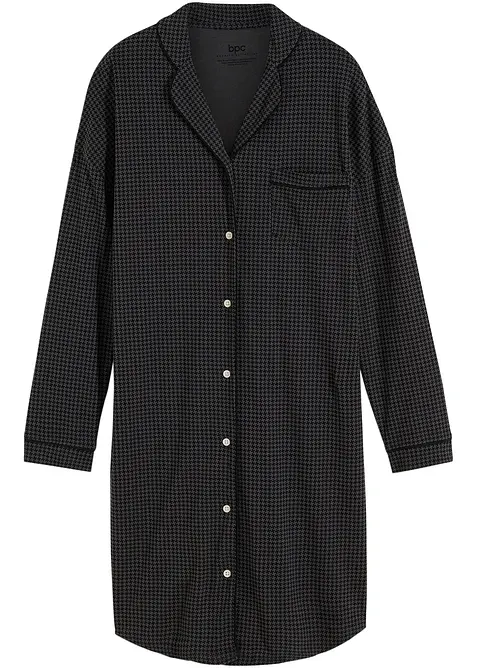 Camicia da notte oversize in puro cotone, bonprix