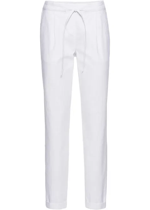 Pantaloni in misto lino, bonprix