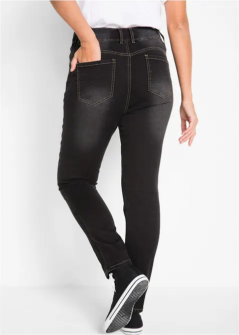 Jeans super elasticizzati slim fit, vita alta, bonprix