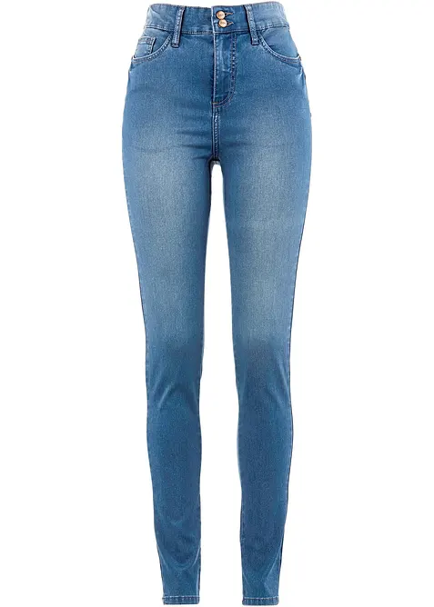 Jeans super elasticizzati slim fit, vita alta, bonprix