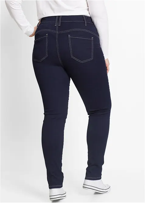 Jeans super elasticizzati slim fit, vita alta, bonprix