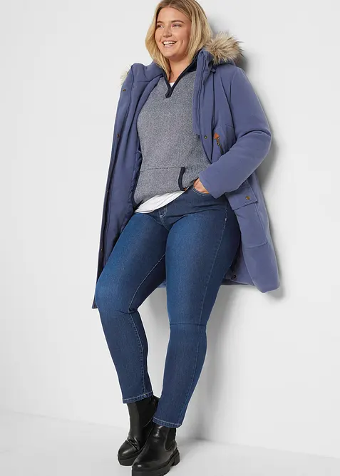 Jeans skinny elasticizzati, vita alta, bonprix