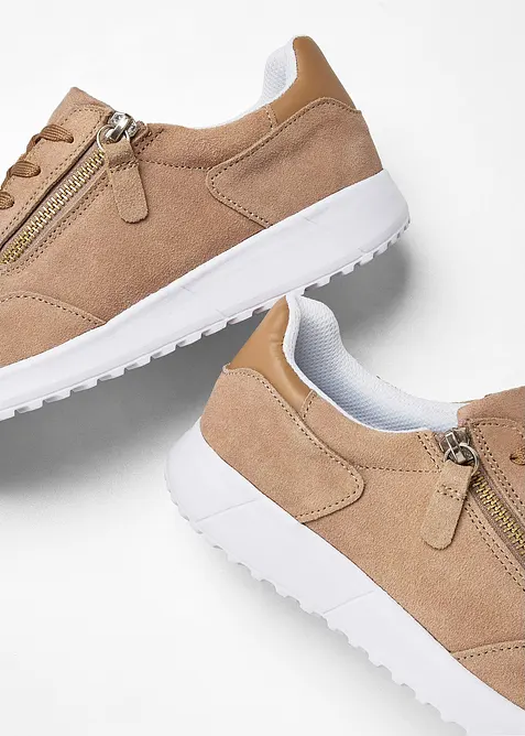 Sneaker in pelle scamosciata, bonprix