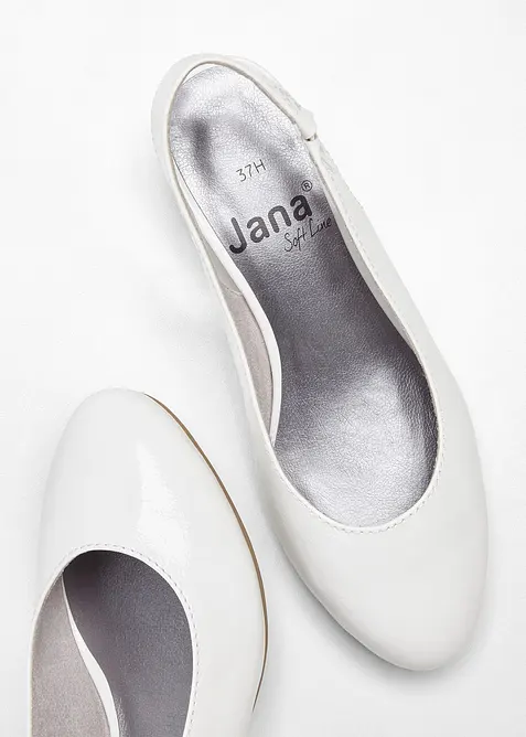 D&eacute;collet&eacute; slingback Jana in larghezza comoda, Jana