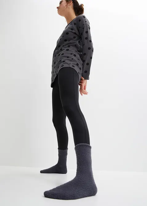 Pigiama oversize con leggings, bonprix