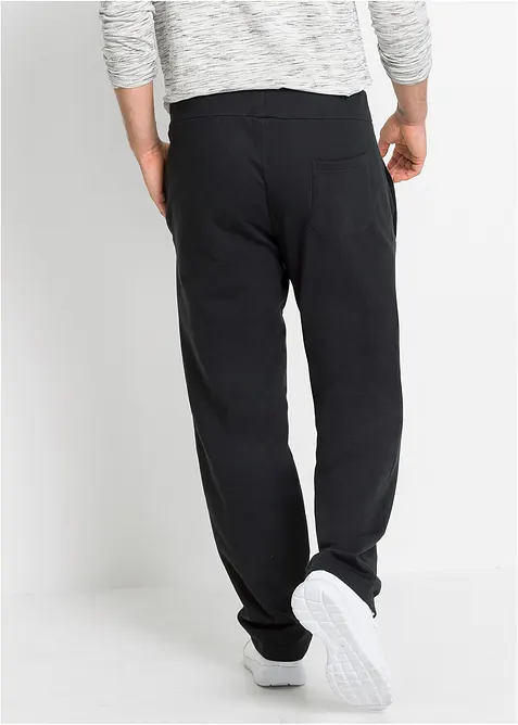 Pantaloni da jogging con dettagli sportivi in puro cotone biologico, bonprix
