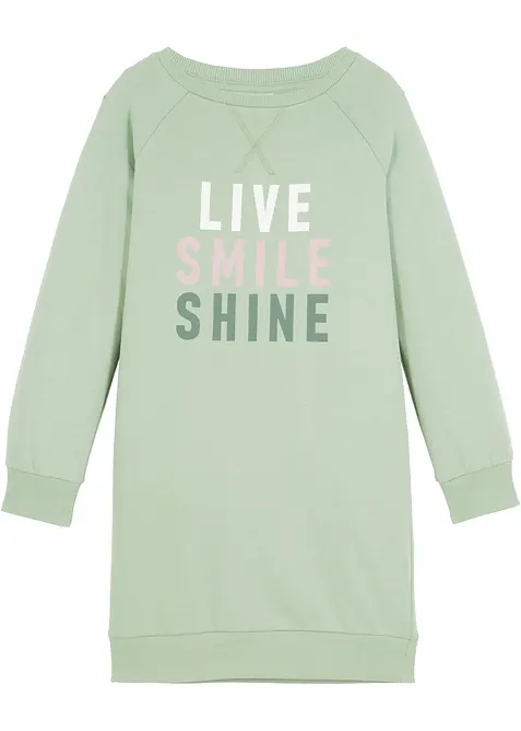 Abito in felpa di puro cotone biologico, bonprix