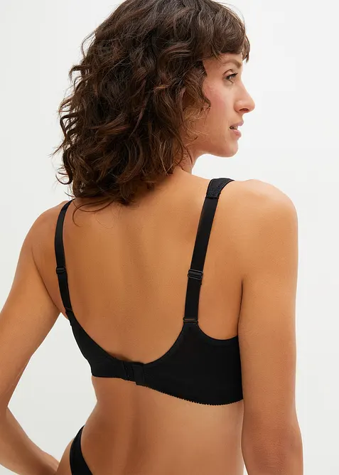 Reggiseno contenitivo senza ferretto con spalline imbottite, bonprix