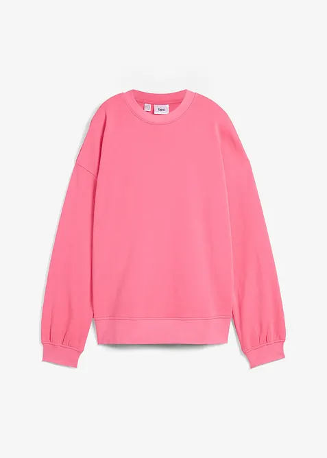 Felpa oversize in puro cotone, bonprix