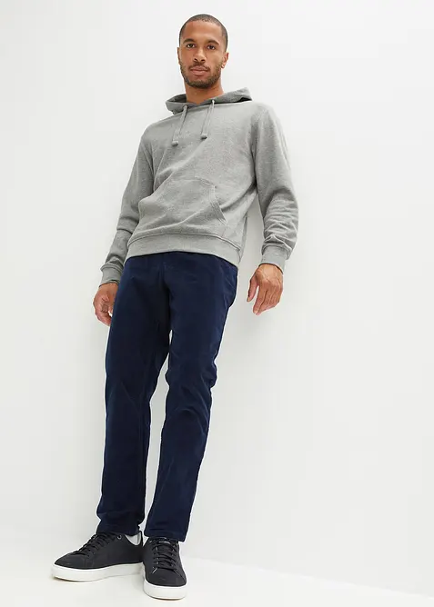 Pantaloni con elastico in vita in velluto a coste straight, regular fit, bonprix