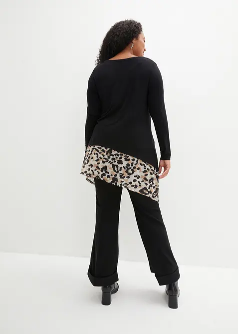 Maglia lunga in viscosa fluida, bonprix