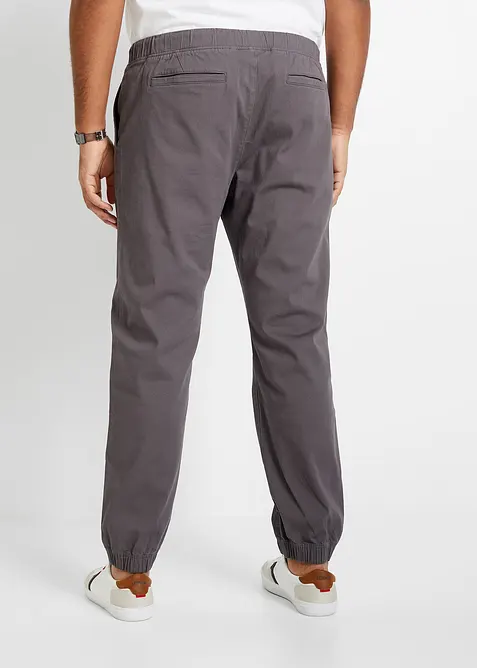 Pantaloni chino elasticizzati con elastico in vita relaxed fit, straight, bonprix