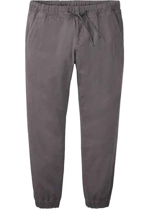 Pantaloni chino elasticizzati con elastico in vita relaxed fit, straight, bonprix