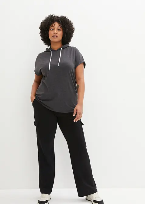 Felpa oversize con cappuccio, bonprix