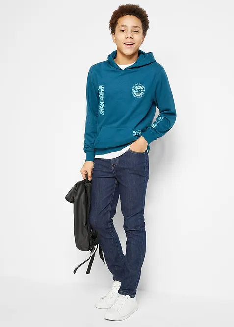 Jeans slim fit elasticizzati  con vita regolabile, straight, bonprix