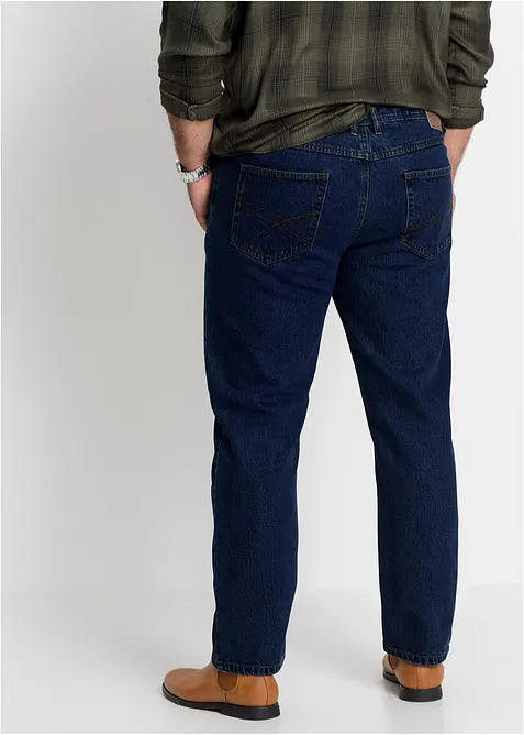 Jeans classic fit con inserto elasticizzato ai lati, straight, bonprix