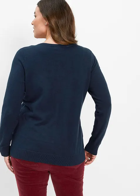 Cardigan in filato fine, bonprix