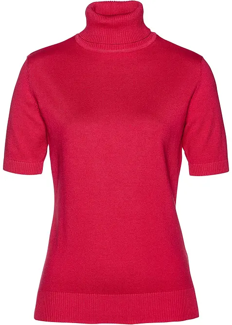 Maglia dolcevita a maniche corte, bonprix