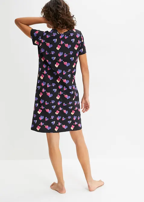Camicia da notte corta in puro cotone biologico, bonprix