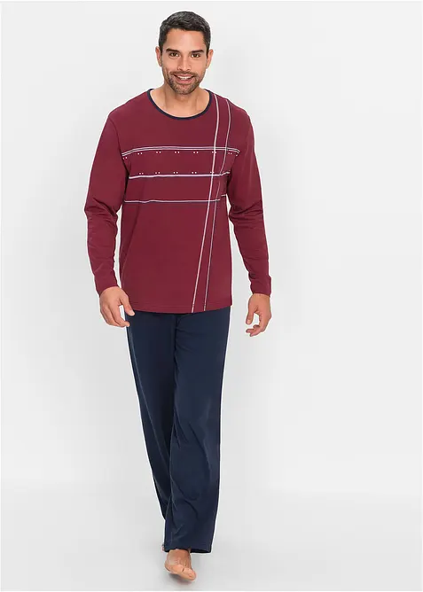 Pigiama con cotone e maniche lunghe, bonprix