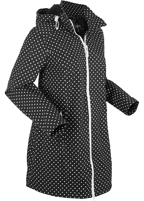 Giacca lunga in softshell,  leggera e idrorepellente, bonprix