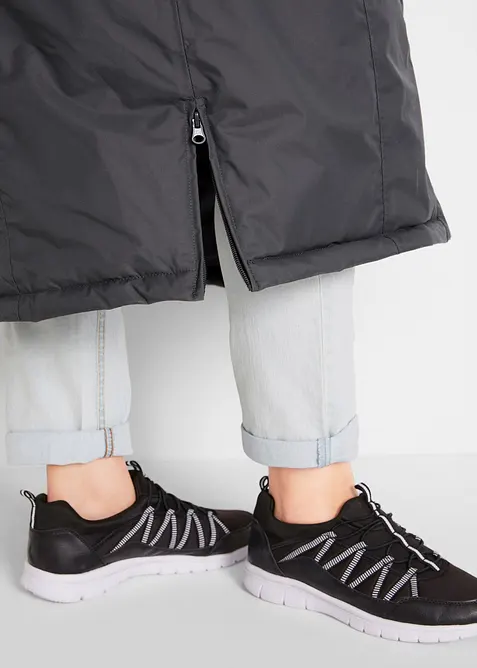 Giubbotto outdoor con pelliccia sintetica, impermeabile, bonprix