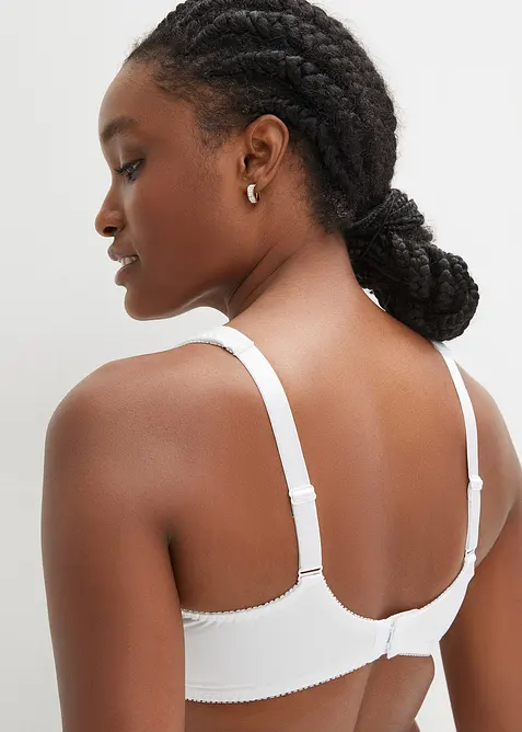 Reggiseno t-shirt con ferretto ed effetto lucido (pacco da 2), bonprix