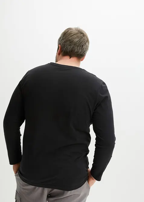 Maglia a maniche lunghe in puro cotone biologico, bonprix