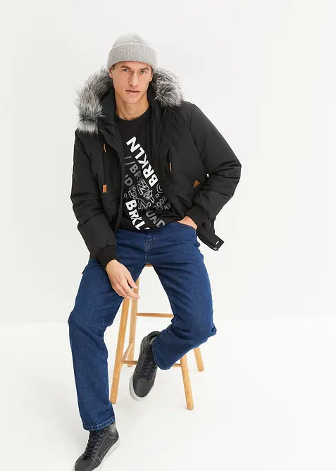 Maglia a maniche lunghe in puro cotone biologico, bonprix