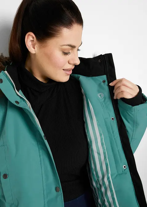 Giacca tecnica outdoor con cappuccio, impermeabile, bonprix