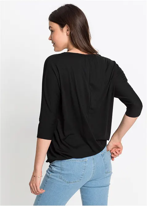 Maglia oversize in misto viscosa, bonprix