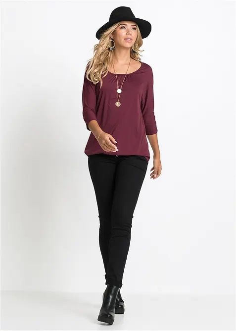 Maglia oversize in misto viscosa, bonprix