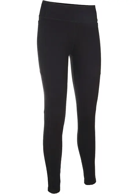 Leggings sportivi ultrasoft alla caviglia con tasche laterali, bonprix