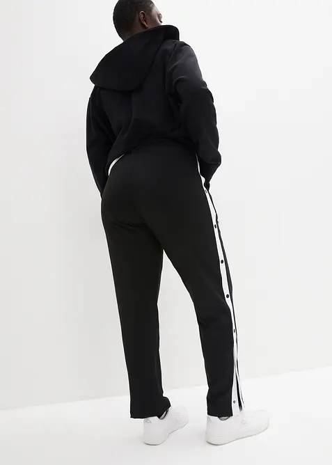Pantaloni da jogging ad asciugatura rapida con bottoni automatici, bonprix