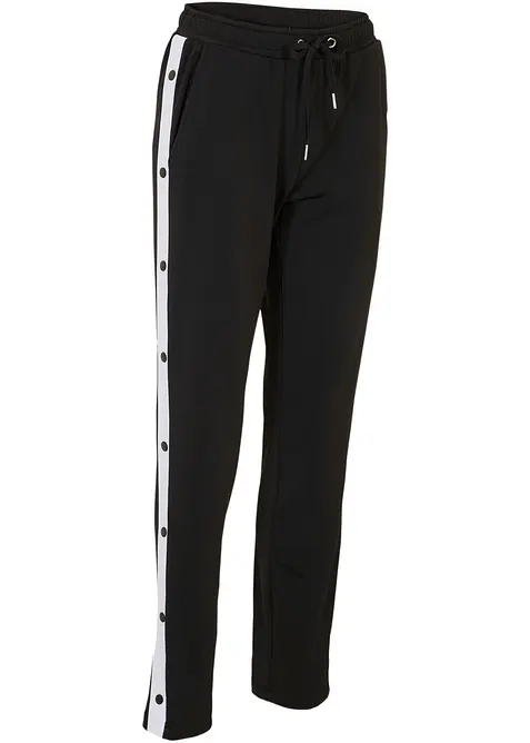 Pantaloni da jogging ad asciugatura rapida con bottoni automatici, bonprix