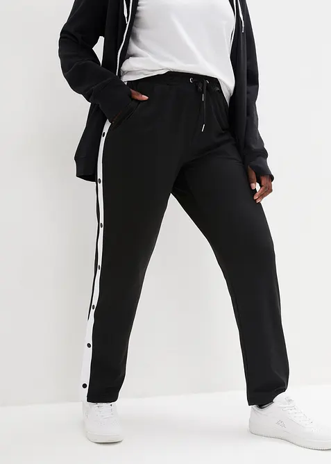 Pantaloni da jogging ad asciugatura rapida con bottoni automatici, bonprix
