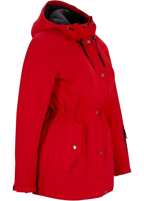 Parka tecnico impermeabile con cappuccio, bonprix
