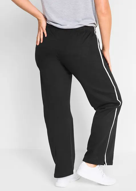 Pantaloni in felpa di puro cotone pesante (pacco da 2), bonprix
