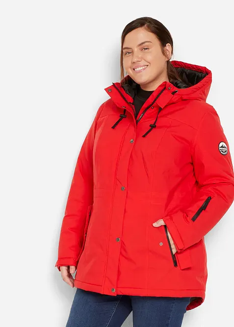Parka tecnico impermeabile con cappuccio, bonprix